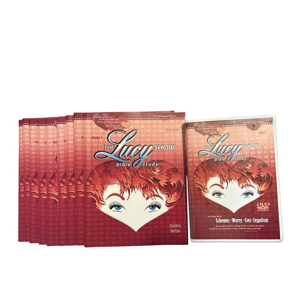 The Lucy Show Bible Study 9 Books & Leader DVD - Lucille Ball - I ❤️ Lucy Unique